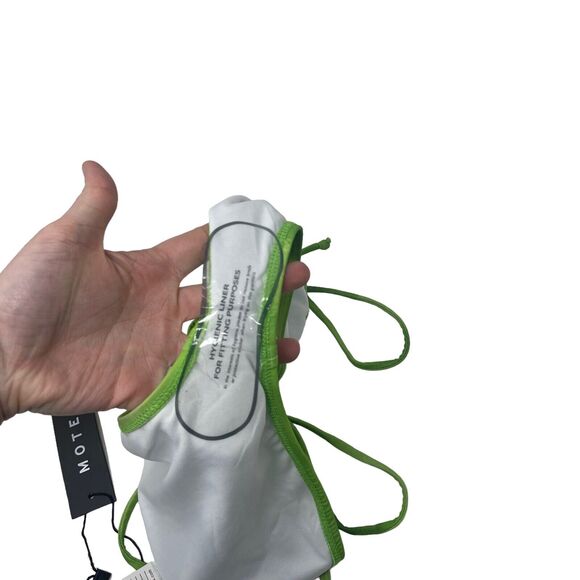 Motel Leyna Bikini Bottom Watercolor Green NWT Womens XS - Picture 7 of 7